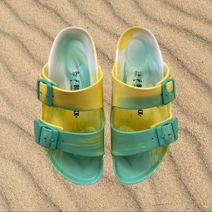 Birkenstock double strap foam sandals